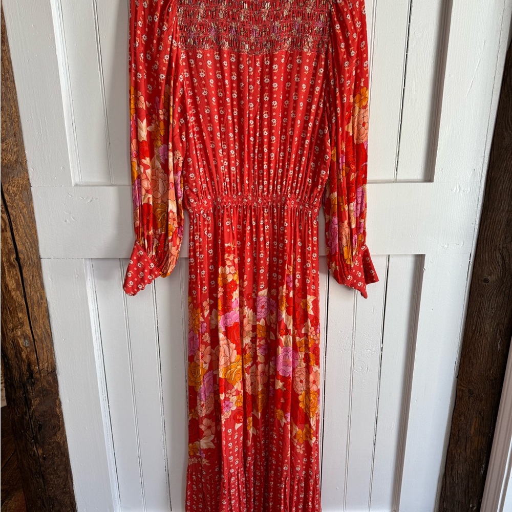 NWT Spell Yellow Rose Gown in Desert Rose - Picture 11 of 12